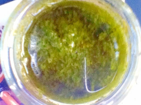 生の葉でパッと作るバジルソース